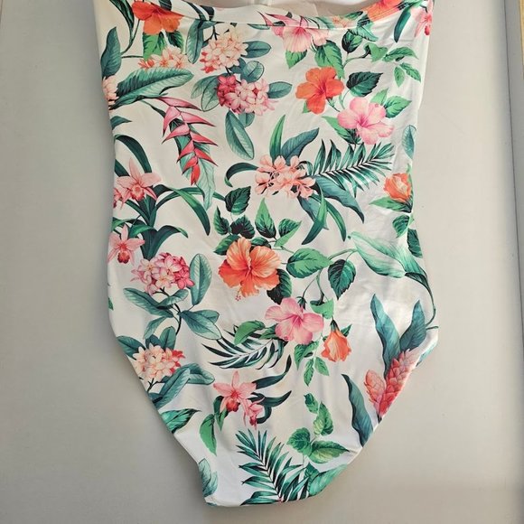 Tommy Bahama Tropi-Calling Bandeau One-Piece Swimsuit Size 16 - Picture 7 of 12